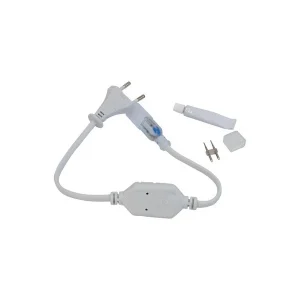 Enchufe conexión tira LED 220v ip65- 2835 Alverlamp Ref. LT220AC