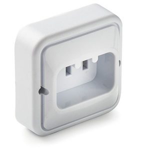 Base Cocina con Toma Tierra 25A 250V Blanca Famatel Ref. 2308