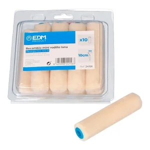 Repuesto 10 unidades Rodillo Lana 110mm EDM Ref. 24156